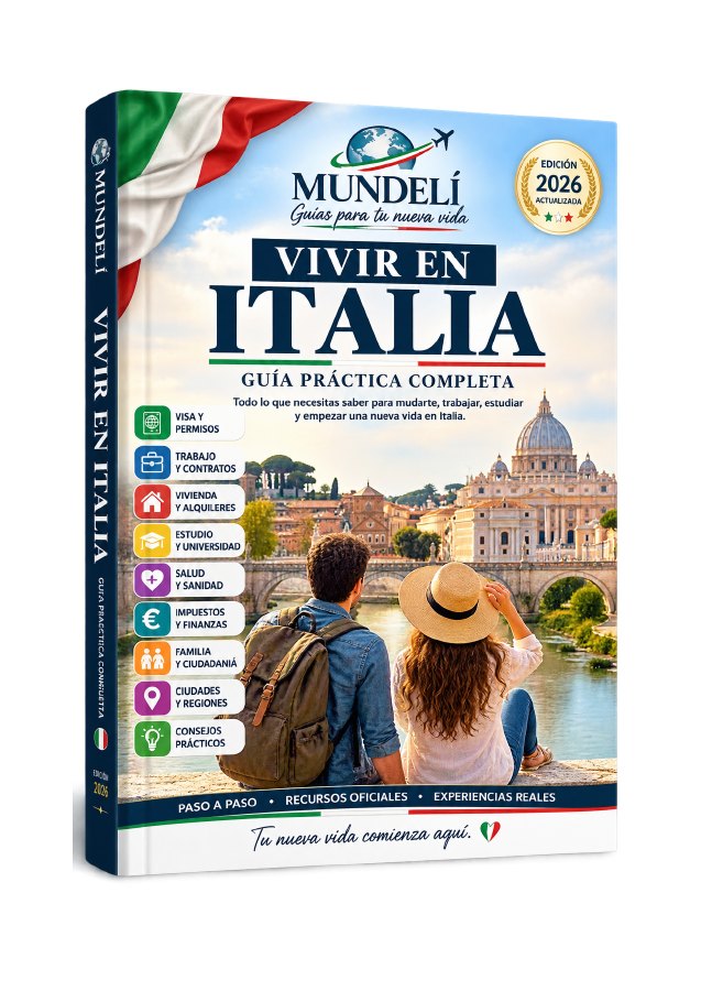 Portada de Vivir en Italia